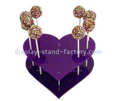 Custom purple acrylic lollipops display stands NFD-288