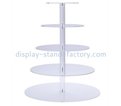 Custom 5 tiers round acrylic display stands NFD-282