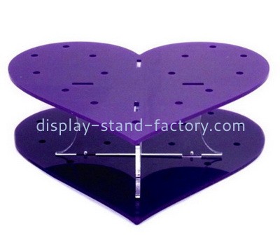 Custom purple acrylic lollipops display stands NFD-258