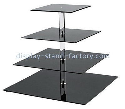 Custom 4 tiers acrylic cake and cupcake display stands NFD-257