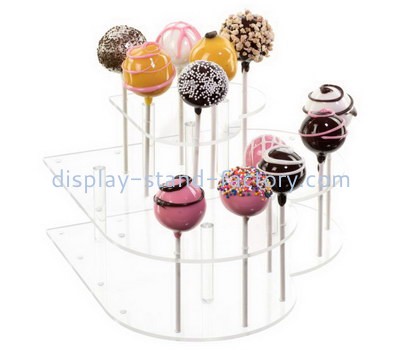 Custom tiered heart shape acrylic lollipop display stands NFD-252