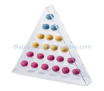 Custom triangle acrylic macrons display stands NFD-250