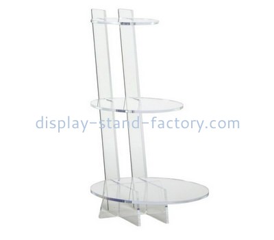 Custom 3 tiers acrylic cake display stands NFD-248