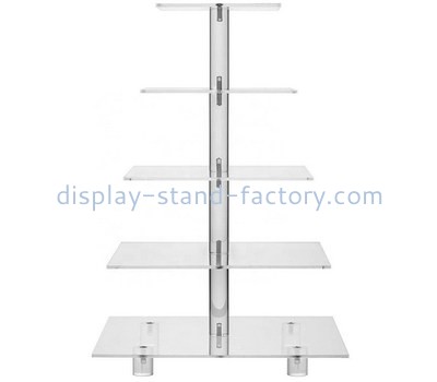 Custom 5 tiers acrylic cakes display stands NFD-227