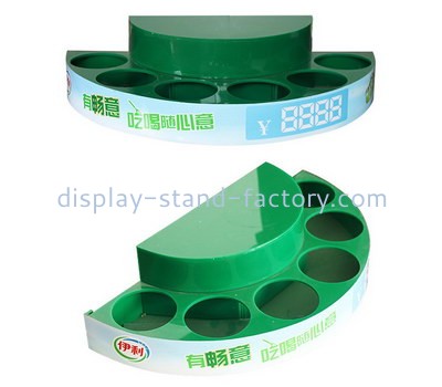 Custom half round acrylic bottles display stands NFD-225