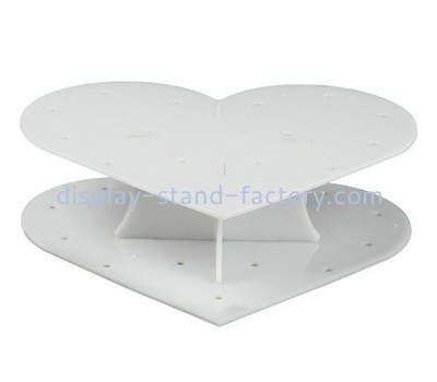 Custom heart shape acrylic lollipops display stands NFD-207