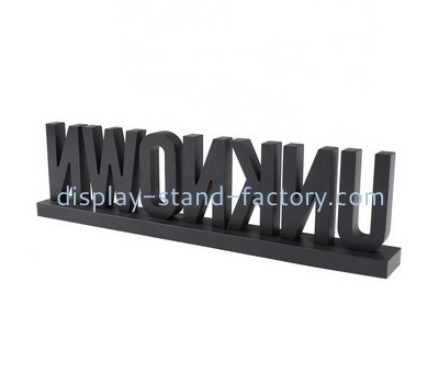 Custom laser cutting black acrylic letters NLC-066