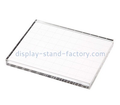 Custom laser cutting plexiglass stamping block NLC-045