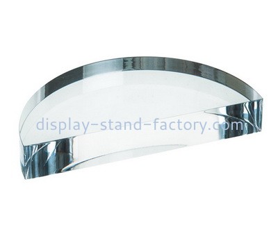 Custom half round clear acrylic display block NBL-167