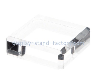 Custom clear perspex beveled display block NBL-099