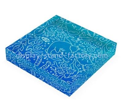 Custom acrylic UV printing display block NBL-095