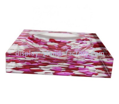 Custom acrylic UV printing soap dish NBL-094