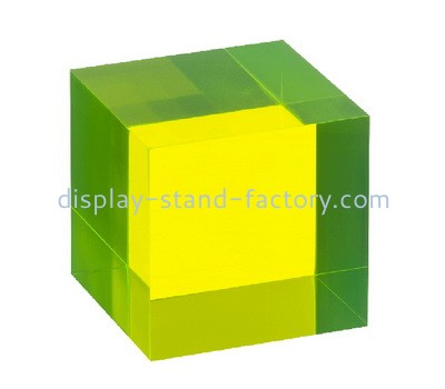 Custom color acrylic display cube NBL-093