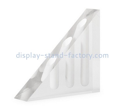 Custom triangle acrylic display holders block NBL-076