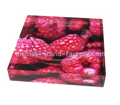 Custom acrylic soap dish with UV printing NBL-071