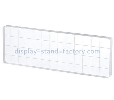 Custom perpsex stamping block with grids lines NBL-067