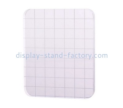 Custom acrylic stamping block with grids lines NBL-066