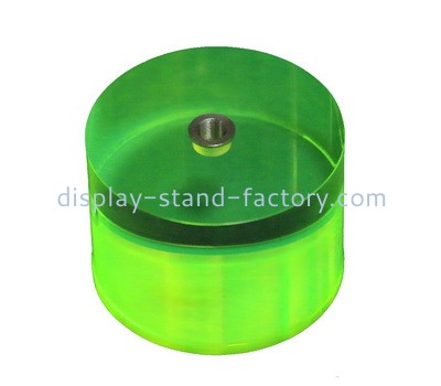 Custom round green acrylic display block NBL-049