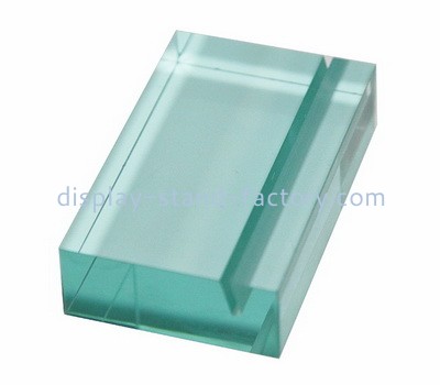 Custom green acrylic sign block NBL-023