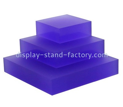 Custom purple acrylic display block NBL-022