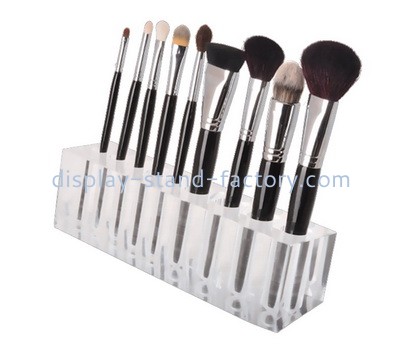 Custom clear acrylic makeup brush display block NBL-017