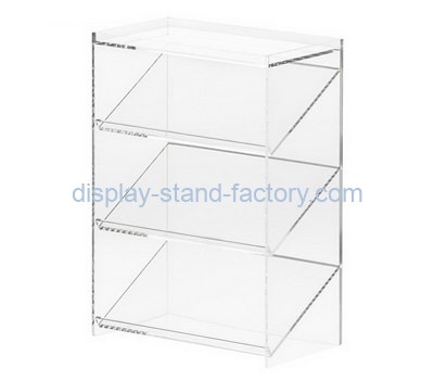 Custom 3 tiers front slanted acrylic display cabinet NAB-1399