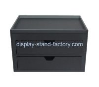 Custom black acrylic drawer organizer NAB-1394