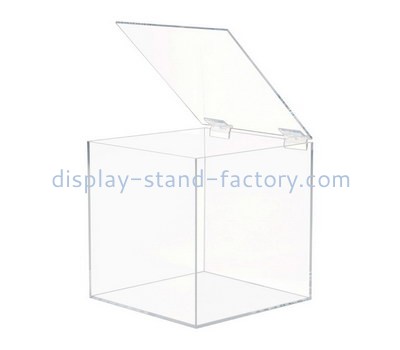 Custom squar clear acrylic box with lid NAB-1392