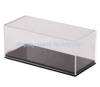 Custom 5 sided acrylic display case with black base NAB-1381