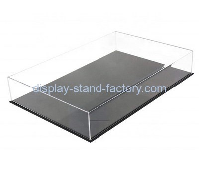 Custom 5 sided acrylic box with black base NAB-1367