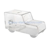 Custom clear acrylic money box NAB-1365