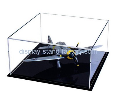 Custom acrylic airplane model display case NAB-1360