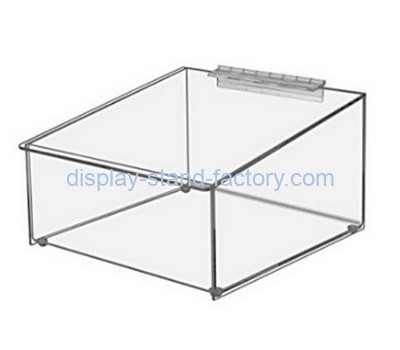 Custom front slanted perspex box with lid NAB-1294