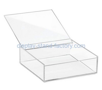 Custom flat clear acrylic box with lid NAB-1282