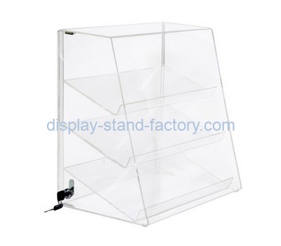 Custom front slanted acrylic display cabinet NAB-1267