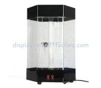 Custom hexagon acrylic locking cabinet NAB-1224