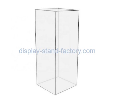 Custom tall clear acrylic display case NAB-1198