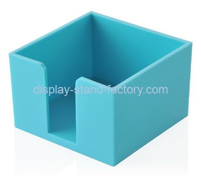 Customize blue acrylic notepad holder NAB-1177