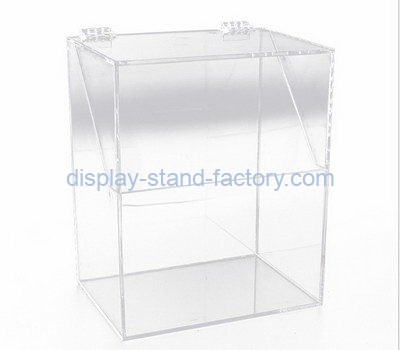 Customize tall acrylic display case with lid NAB-1164