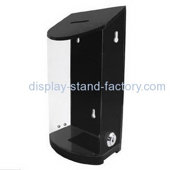 Wall acrylic donation box with lock NAB-1118