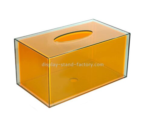 Custom acrylic tissue box NAB-1116