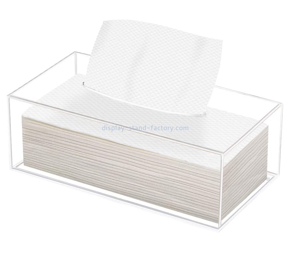 Clear acrylic tissue box NAB-1105