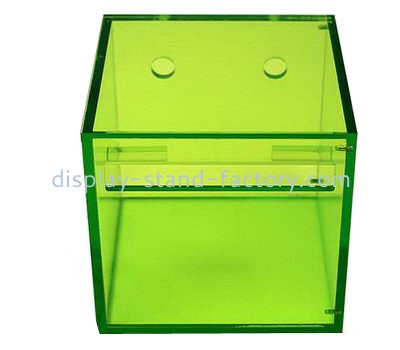 Acrylic green tissue box cover NAB-1069