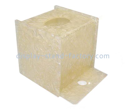 Acrylic square tissue box cover NAB-1051