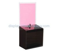 Acrylic cheap charity boxes NAB-1045