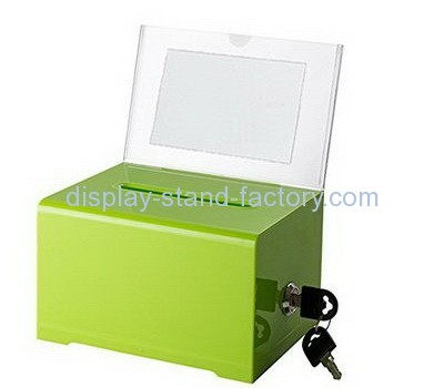 Acrylic ballot box with lock NAB-1043