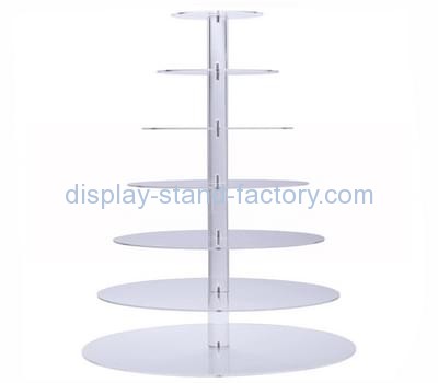 Customize lucite tiered cake display stands NFD-178