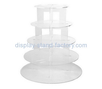 Customize acrylic wedding cake display ideas NFD-168