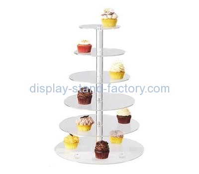 Customize acrylic coffee shop cake display NFD-167