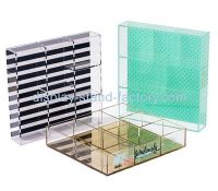 Wholesale lucite tray with insert STD-132